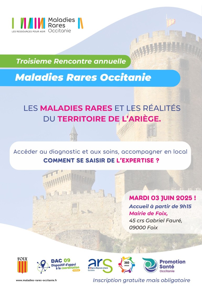 3eme Rencontre Annuelle Maladies Rares Occitanie !